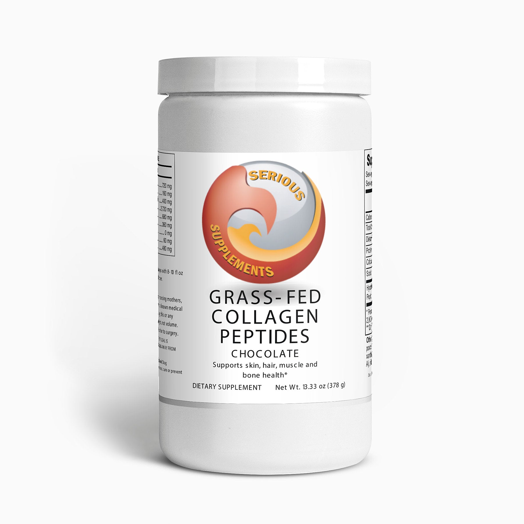 Grass-Fed Collagen Peptides Powder (Chocolate)